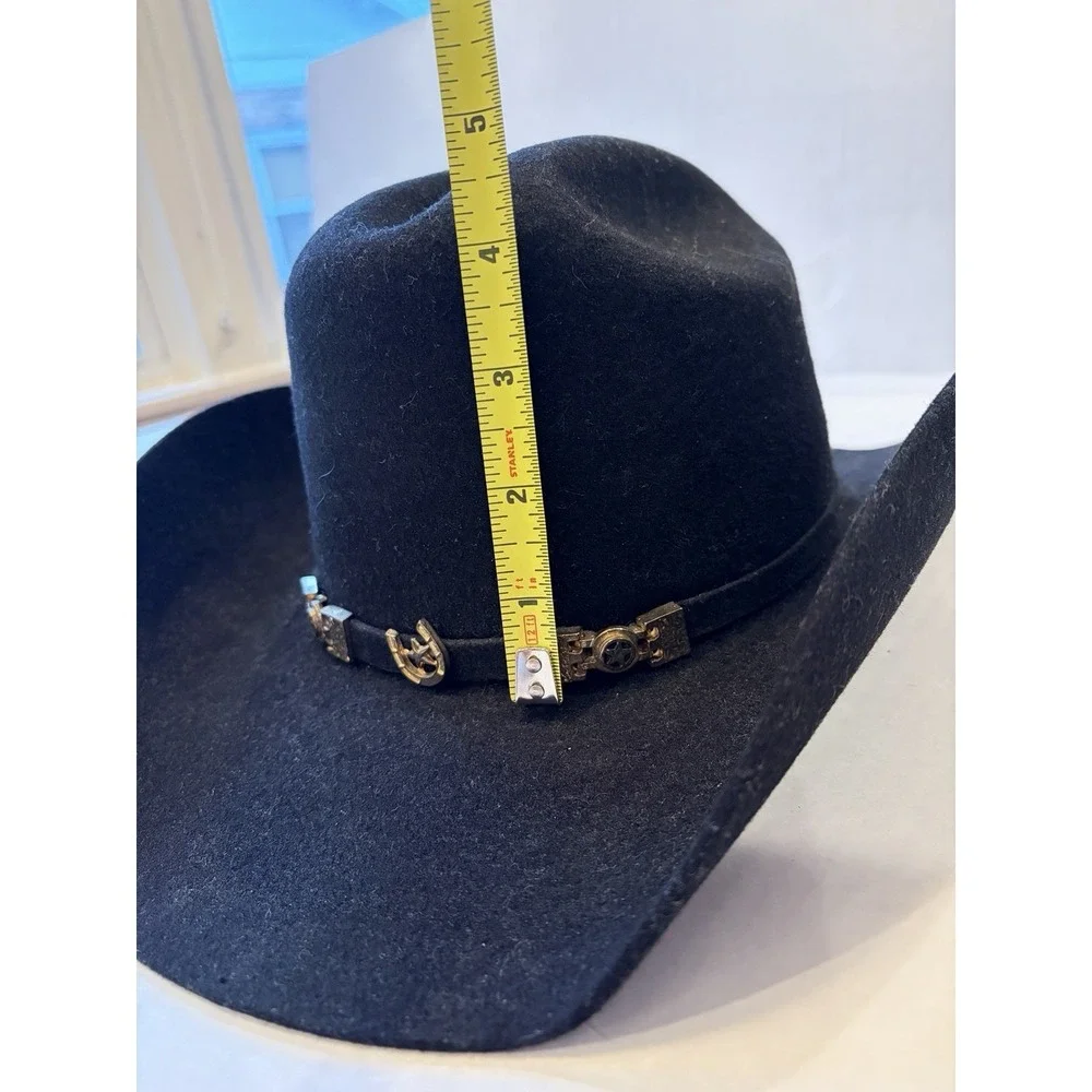 Bullhide by Montecarlo Wool Cowboy Hat El Disobediente Black 0568BL